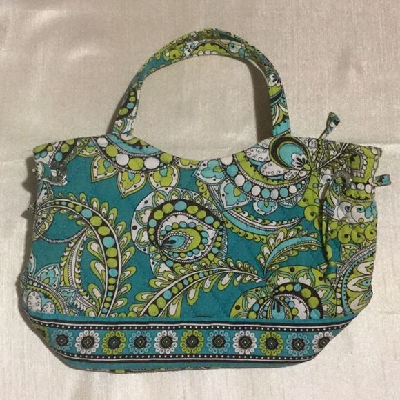 Vera Bradley Handbags - Vera Bradley Snap Closure Handbag In Peacock